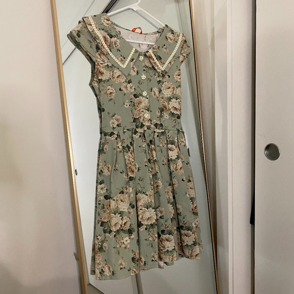 Floral Canvas Dress